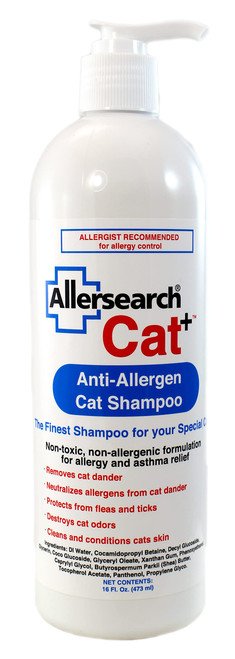 Allersearch Cat+ Anti-Allergen Cat Shampoo