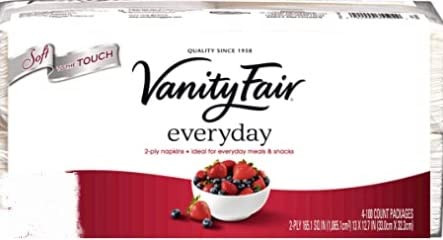 Vanity Fair Everyday 2-Ply Napkins 330 Count