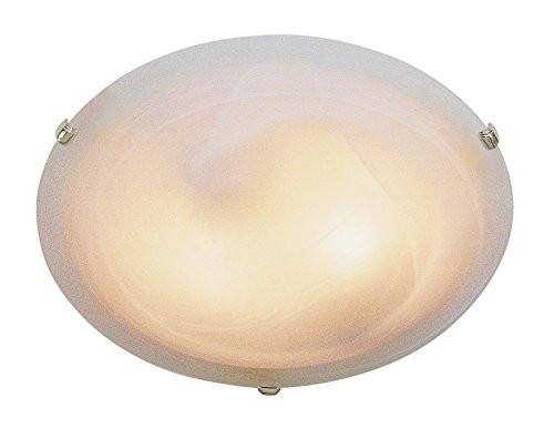 Trans Globe Lighting 58702 BN Indoor Cracka 20" Flushmount, Brushed Nickel
