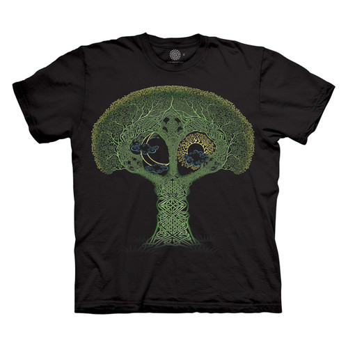 The Mountain Men's Celtic Roots T-Shirt, Black, XXX-Large