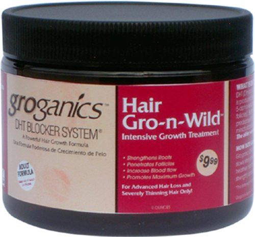 Groganics Hair Gro-N-Wild, 6 Ounce