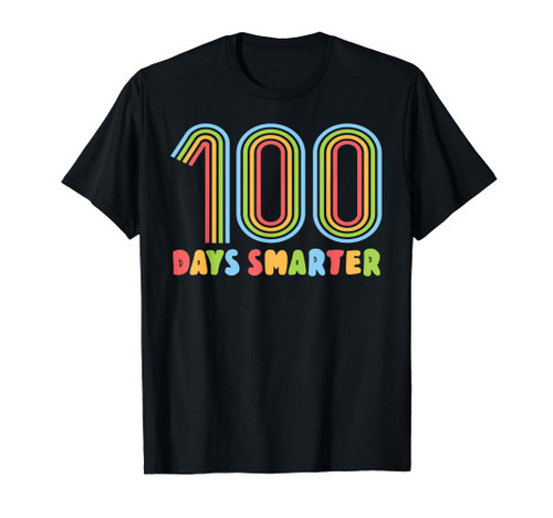 100th DAYS OF SCHOOL Rainbow 100 Days Smarter Teacher Kids T-Shirt 100th DAYS OF SCHOOL Rainbow 100 Days Smarter Teacher Kids T-Shirt