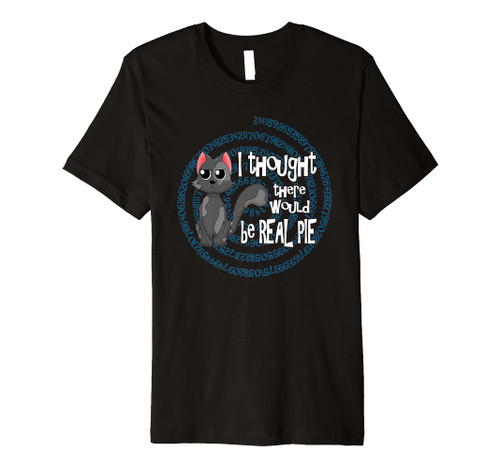 Pi-Day Spiral T-Shirt for Math Nerd & Cat Lovers