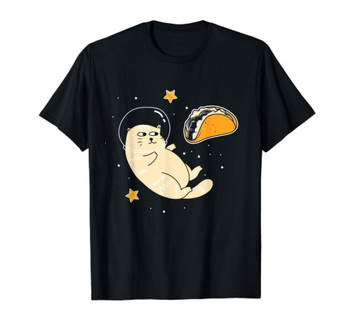 Astronaut Cat in Outer Space | Taco Moon T-Shirt Astronaut Cat in Outer Space | Taco Moon T-Shirt