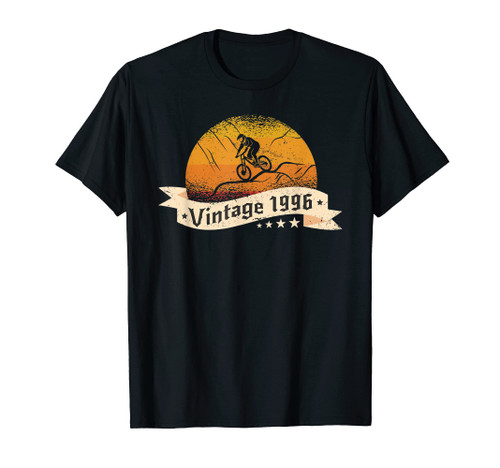 MTB-Bicycles Vintage 1996 Birthday cycling Mountain-Bike T-Shirt