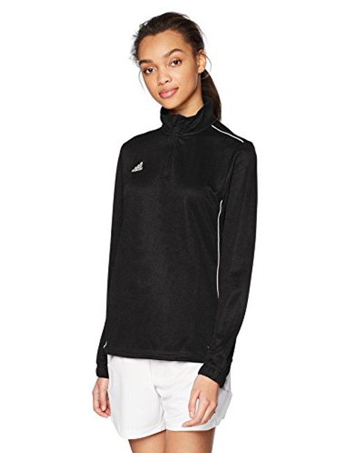 adidas Womens Core18 Training Top, Black/White, X-Small
