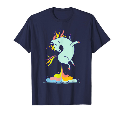 Happy Unicorn Poop Funny Magical Rainbow Gift T-Shirt Happy Unicorn Poop Funny Magical Rainbow Gift T-Shirt