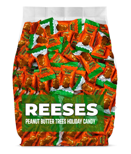 Reeses HOLIDAY Milk Chocolate Peanut Butter Trees - 4 Pound BULK PACK Fresh & Delicious Christmas Tree Candy for Holiday Candy! Reeses HOLIDAY Milk Chocolate Peanut Butter Trees - 4 Pound BULK PACK Fresh & Delicious Christmas Tree Candy for Holiday Candy!