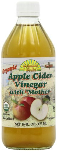 Dynamic Health Organic Apple Cider Vinegar with Mother Glass, 16-Ounce Glass Bottle (Pack of 2)