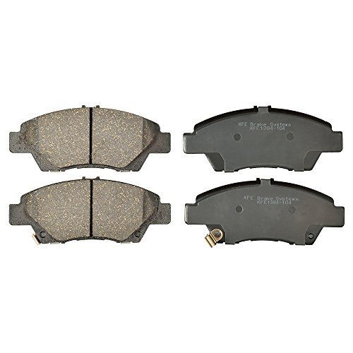 KFE Ultra Quiet Advanced KFE1394-104 Premium Ceramic FRONT Brake Pad Set KFE Ultra Quiet Advanced KFE1394-104 Premium Ceramic FRONT Brake Pad Set