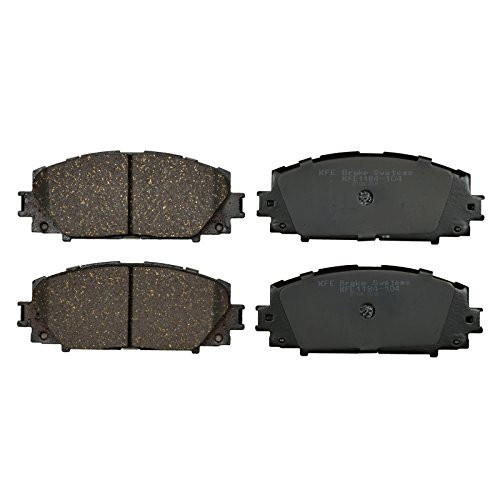 KFE Ultra Quiet Advanced KFE1184-104 Premium Ceramic FRONT Brake Pad Set KFE Ultra Quiet Advanced KFE1184-104 Premium Ceramic FRONT Brake Pad Set