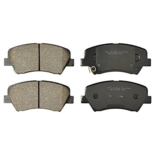 KFE Ultra Quiet Advanced KFE1543-104 Premium Ceramic FRONT Brake Pad Set KFE Ultra Quiet Advanced KFE1543-104 Premium Ceramic FRONT Brake Pad Set