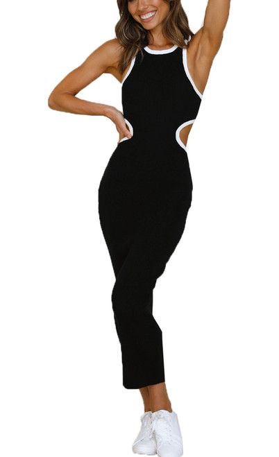 Forlisea Womens Sexy Cut Out Waist Open Back Bodycon Dress Casual Sleeveless Summer Ribbed Party Club Midi Dresses Tank Dress Forlisea Womens Sexy Cut Out Waist Open Back Bodycon Dress Casual Sleeveless Summer Ribbed Party Club Midi Dresses Tank Dress