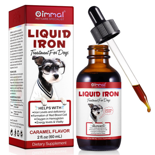Liquid Iron Supplements for Dogs,LiquiI Iron with Vitamin C and B12,Supports Anemia, Low Enery Levels and Lethargy,Promotes Blood Health, Helps with Formation of Red Blood Cell Liquid Iron Supplements for Dogs,LiquiI Iron with Vitamin C and B12,Supports Anemia, Low Enery Levels and Lethargy,Promotes Blood Health, Helps with Formation of Red Blood Cell