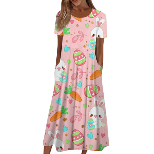 Cotton Summer Dresses for Women,Women Dresses Easter,Dress Summer,Summer Sun Dresses for Women 2024,Spring Formal Dresses for Women,Womens Dresses Easter,Mini Sundress,Summer Dress with Pockets,