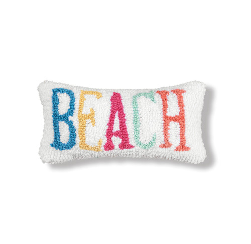 C&F Home Beach Petite Pillow Multicolored 6" X 12" Rectangle Soft Woven Petite Pillow for Couch Sofa Bed Chair Acrylic 6 x 12 White