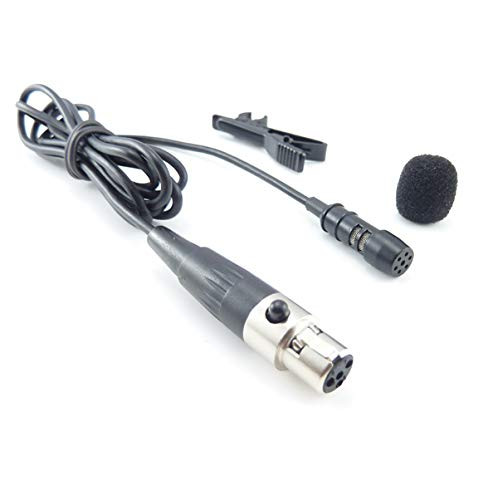 Pro Lavalier Lapel Microphone Unidirectional Condenser Mic LM1-C4TE For Telex/Electro Voice RE-1 RE-2 Wireless Transmitter with TA4F