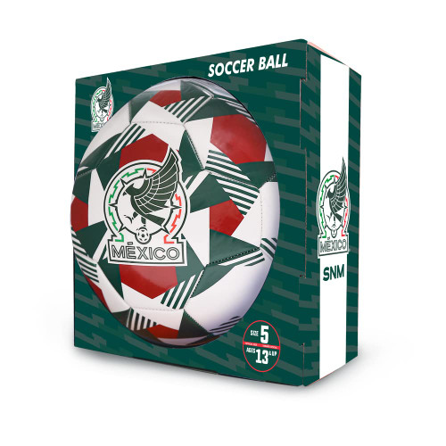 Icon Sports Official Licensed Mexico National Team Size 5 Soccer Ball | Prism, White Icon Sports Official Licensed Mexico National Team Size 5 Soccer Ball | Prism, White