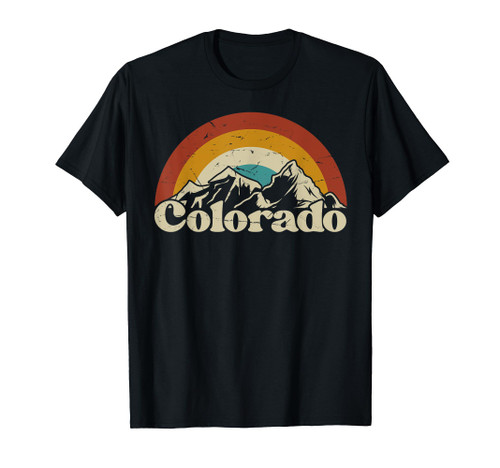 Colorado Retro Mountains Nature Hiking vintage T-Shirt