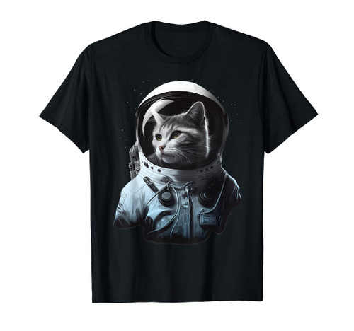 Tabby Space Cat Astronaut Kitty T-Shirt Tabby Space Cat Astronaut Kitty T-Shirt