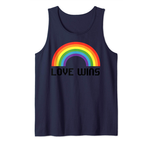 Love Wins, Gay Pride LGBT Rainbow Flag Transgender Gift Tank Top Love Wins, Gay Pride LGBT Rainbow Flag Transgender Gift Tank Top