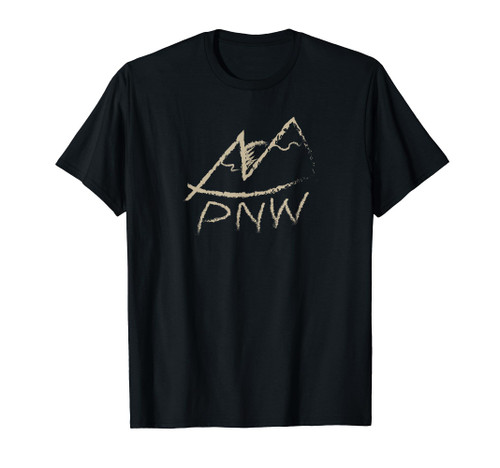 Pacific Northwest PNW Hiking Outdoors Mountain Design T-Shirt Pacific Northwest PNW Hiking Outdoors Mountain Design T-Shirt