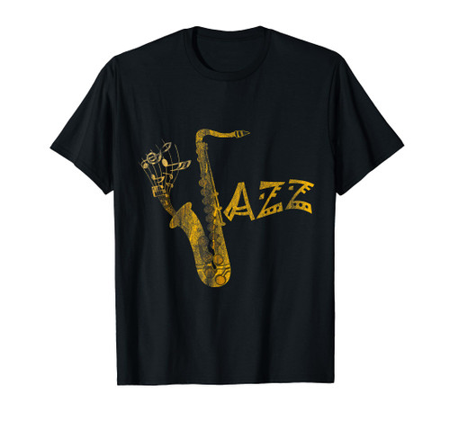 Jazz Musician Saxophonist Gift Saxophone T-Shirt