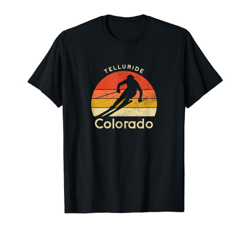 Vintage Ski Telluride Colorado Mountain T-Shirt