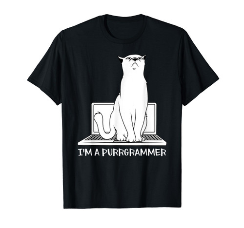 Programming Developer - Coding Cat Programmer T-Shirt
