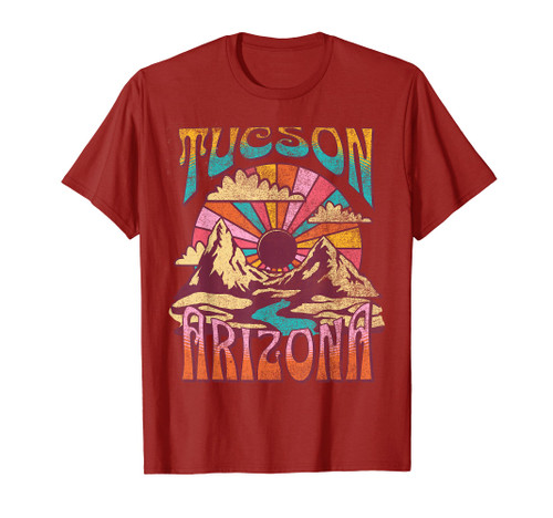 Tucson Arizona Nature Hiking Mountains Outdoors Vintage T-Shirt