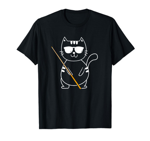 Billiard Cat - Billiard Player Billard 8-Ball Pool Snooker T-Shirt Billiard Cat - Billiard Player Billard 8-Ball Pool Snooker T-Shirt