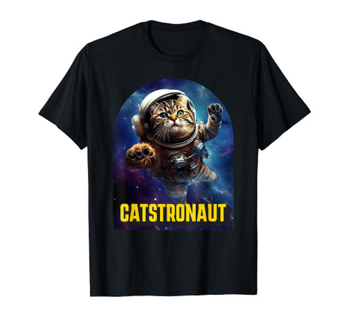 Catstronaut. Galactic Space Cat T-Shirt