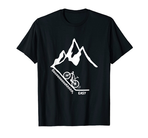 Oh Easy Mountains Electric Bicycle E-Bike Cycling T-Shirt