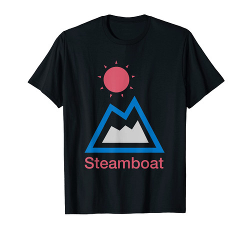 Colorado Mountain and Sun - Steamboat Springs T-Shirt Colorado Mountain and Sun - Steamboat Springs T-Shirt