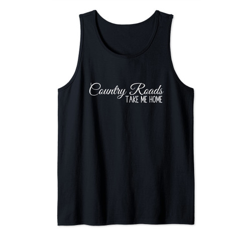 COUNTRY ROADS | WEST WV VIRGINIA APPAREL | MOUNTAINS Tank Top