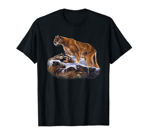 Mountain Lion Cougar Puma Wildcat Panther T-Shirt