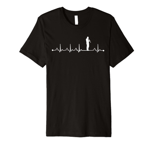 Oboe Heartbeat EKG Oboe Player Pulse EKG Premium T-Shirt Oboe Heartbeat EKG Oboe Player Pulse EKG Premium T-Shirt