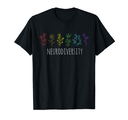 Autism Awareness Autistic Pride Rainbow Neurodiversity T-Shirt