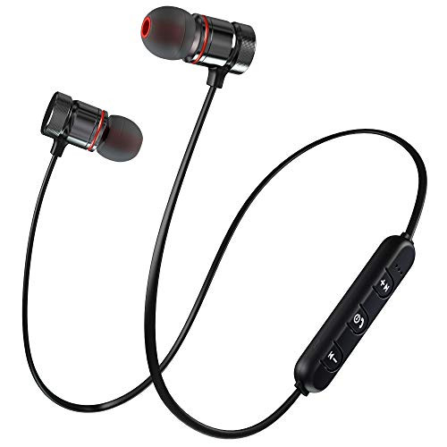 Bluetooth Headphones Wirelles Earbuds Headset | Waterproof Noise Canceling in Ear Earphones with Mic Microphone for iPhone | Android | Cell Phone | Running | Sports