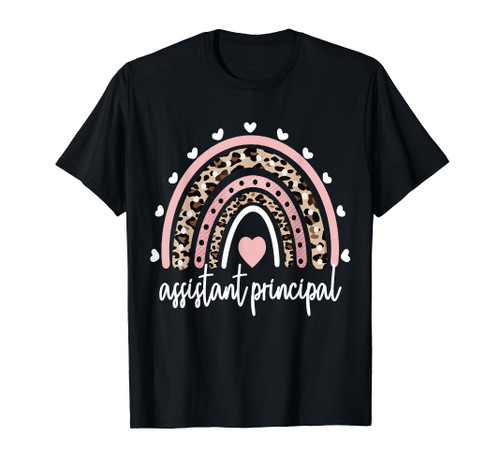 School Assistant Principal Rainbow Assistant Principal T-Shirt