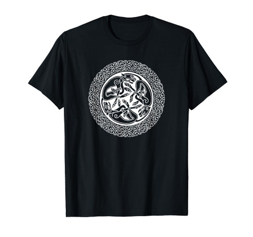 Gaelic Celtic Cats Circle Knot Irish Symbol Ireland Forever T-Shirt