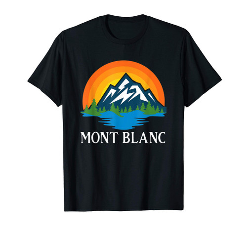 Mountain Climbing & Hiking Summit Gift Mont Blanc T-Shirt