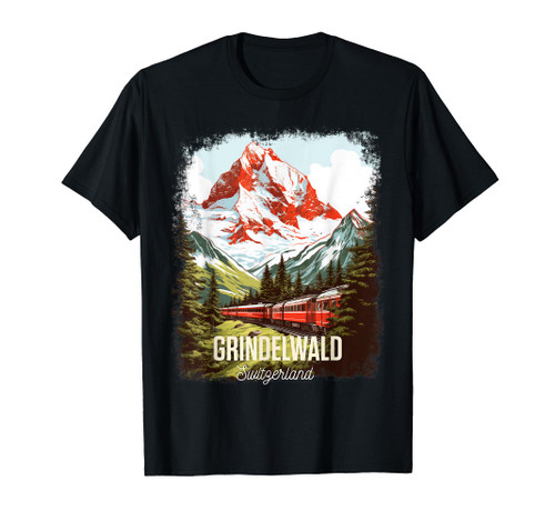 Grindelwald Switzerland Shirt Swiss Alps Mountain T-Shirt T-Shirt