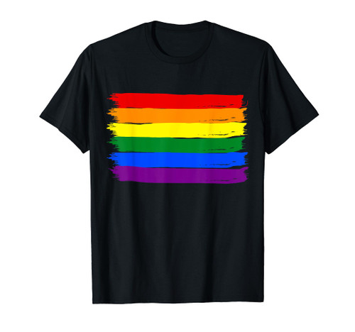 Gay Pride Support Love, Rainbow Flag, LGBTQ Flag LGBT Rights T-Shirt