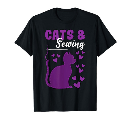 Sewing Sewer Sewist Tailor Stitcher Quilter Cat Lover Gift T-Shirt Sewing Sewer Sewist Tailor Stitcher Quilter Cat Lover Gift T-Shirt