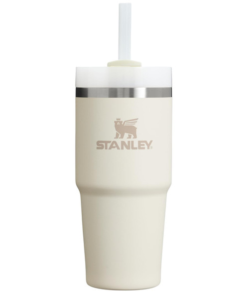 Stanley Quencher H2.0 FlowState Stainless Steel Vacuum Insulated Tumbler with Lid and Straw for Water, Iced Tea or Coffee, Smoothie and More, Cream 2.0, 14oz