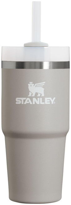 Stanley Quencher H2.0 FlowState Stainless Steel Vacuum Insulated Tumbler with Lid and Straw for Water, Iced Tea or Coffee, Smoothie and More, Ash, 14oz