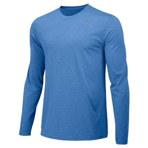 Nike Boys Legend Long Sleeve Athletic T-Shirt (Sky Blue, Youth Large)