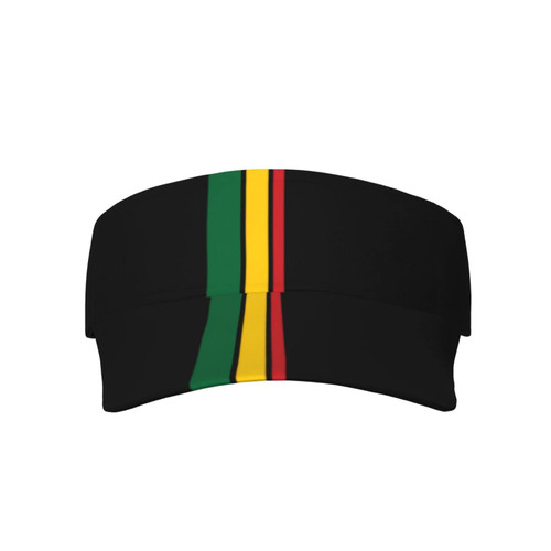 Retro Jamaica Flag Sun Visor Hats Cute Jamerican Flag Baseball Hats Adjustable Flag Sports Sun Caps for Men Women