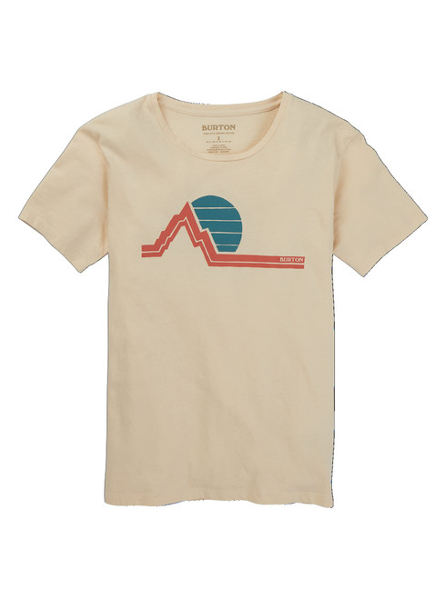 Burton Womens Classic Retro Short Sleeve, Creme Brulee, X-Small